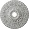 Ekena Millwork Vaduz Ceiling Medallion (Fits Canopies up to 3 1/2"), 23 1/2"OD x 3 1/2"ID x 2 1/8"P, Frost CM23VAFRF - alternate 1